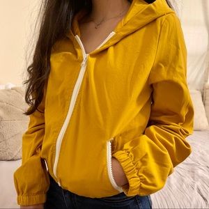 Mustard yellow jacket